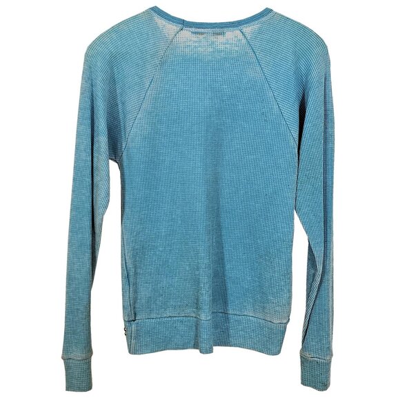Studded Soul Embellished Girl's Blue Long Sleeve Thermal - Picture 5 of 5